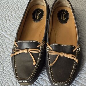 CLARK artisan slip ons